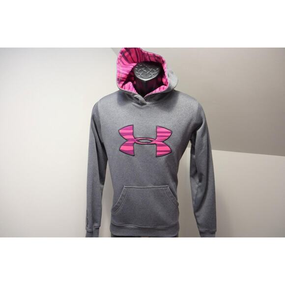 Under Armour Hoodie Performance Gray Pullover Athletic Jacket Womens Sz Small - Picture 1 of 11